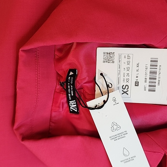 NWT Zara Cut Out Blazer Dress, Size XS - Picture 12 of 13